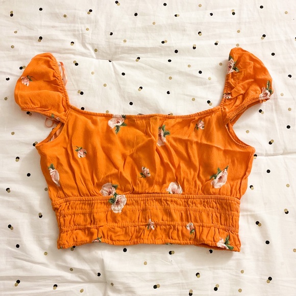 Zara Orange Top - Picture 4 of 7